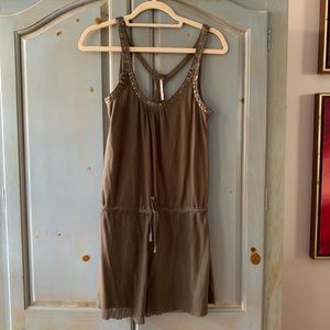 Free People Tank Dress in Olive